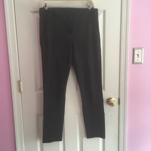 Theory Herringbone Skinny Wool Pants
